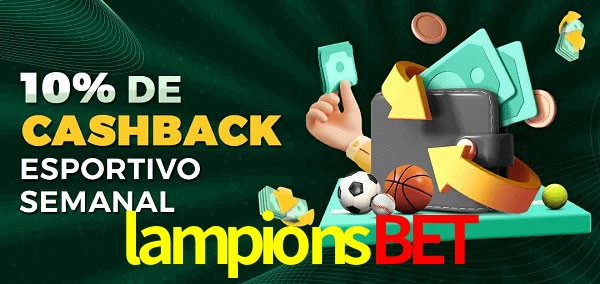 10% de bônus de cashback na lampionsbet